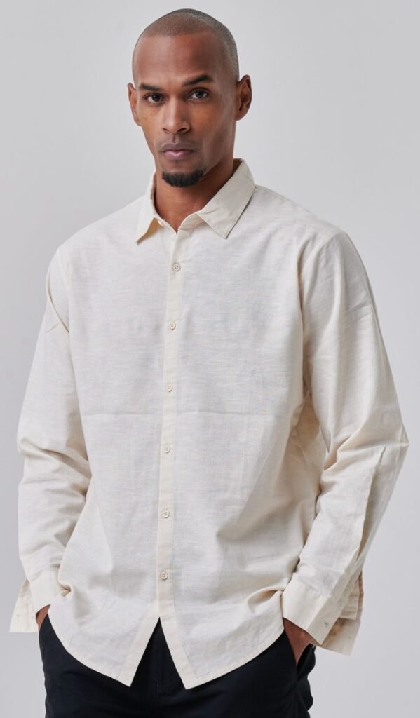 Camisa Lino Manga Larga — Art. 2398
