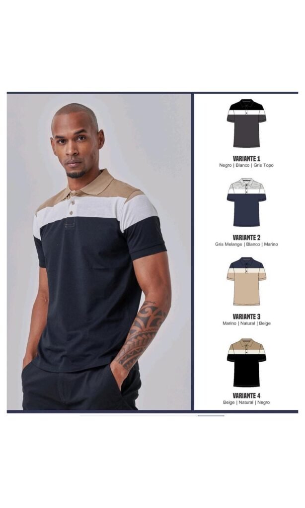 Pack x5 — Chomba rayada Jersey art 2288C