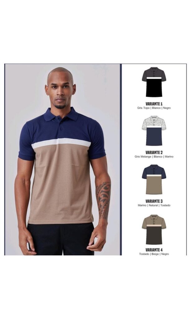 Pack x5 — Chomba rayada Jersey art 2292C