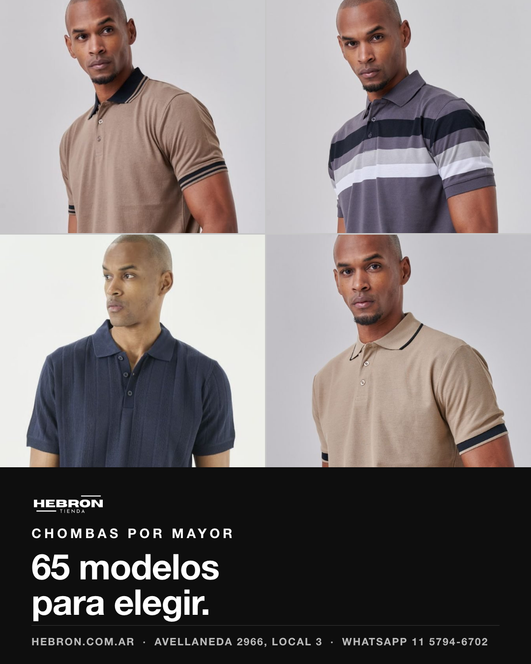 65 modelos de chombas por mayor