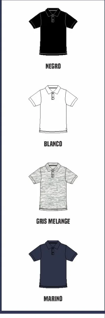 Colores disponibles del artículo 2201