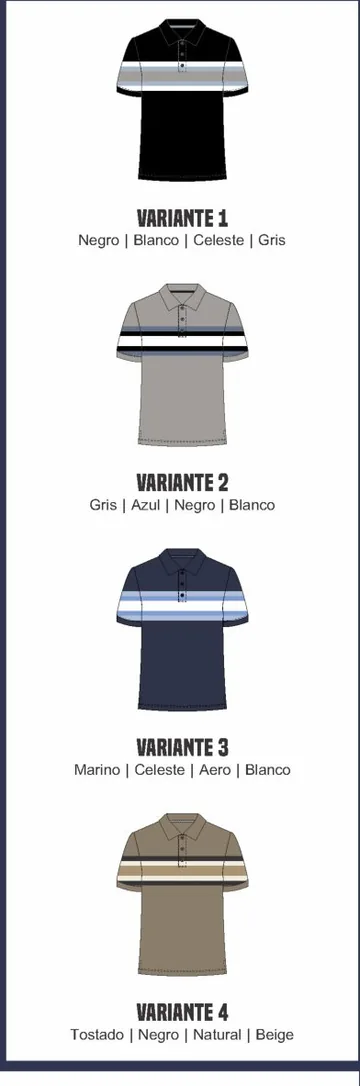 Colores disponibles del artículo 2283