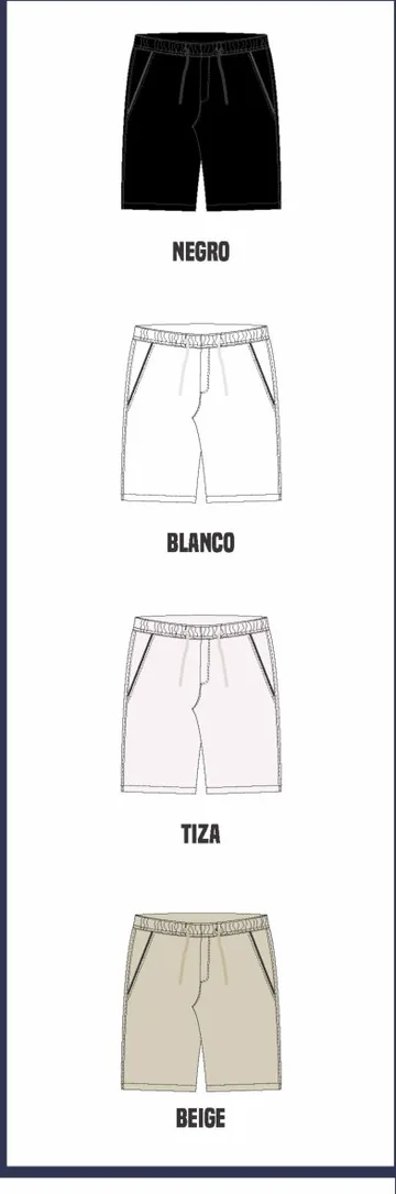Colores disponibles del artículo 2475