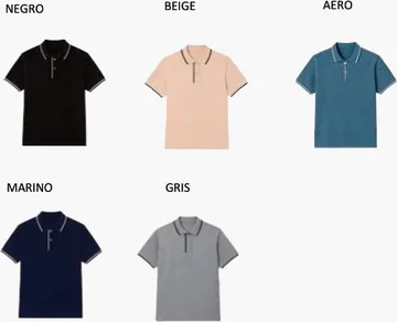 Colores disponibles del artículo 5006
